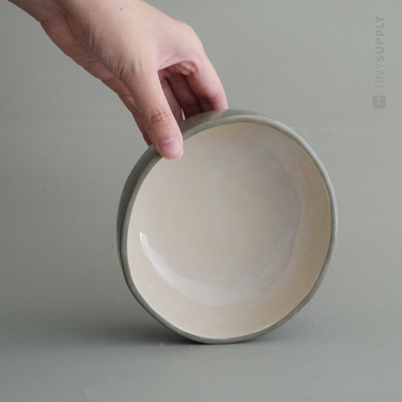 Dark Grey Simple Sloth Bowl