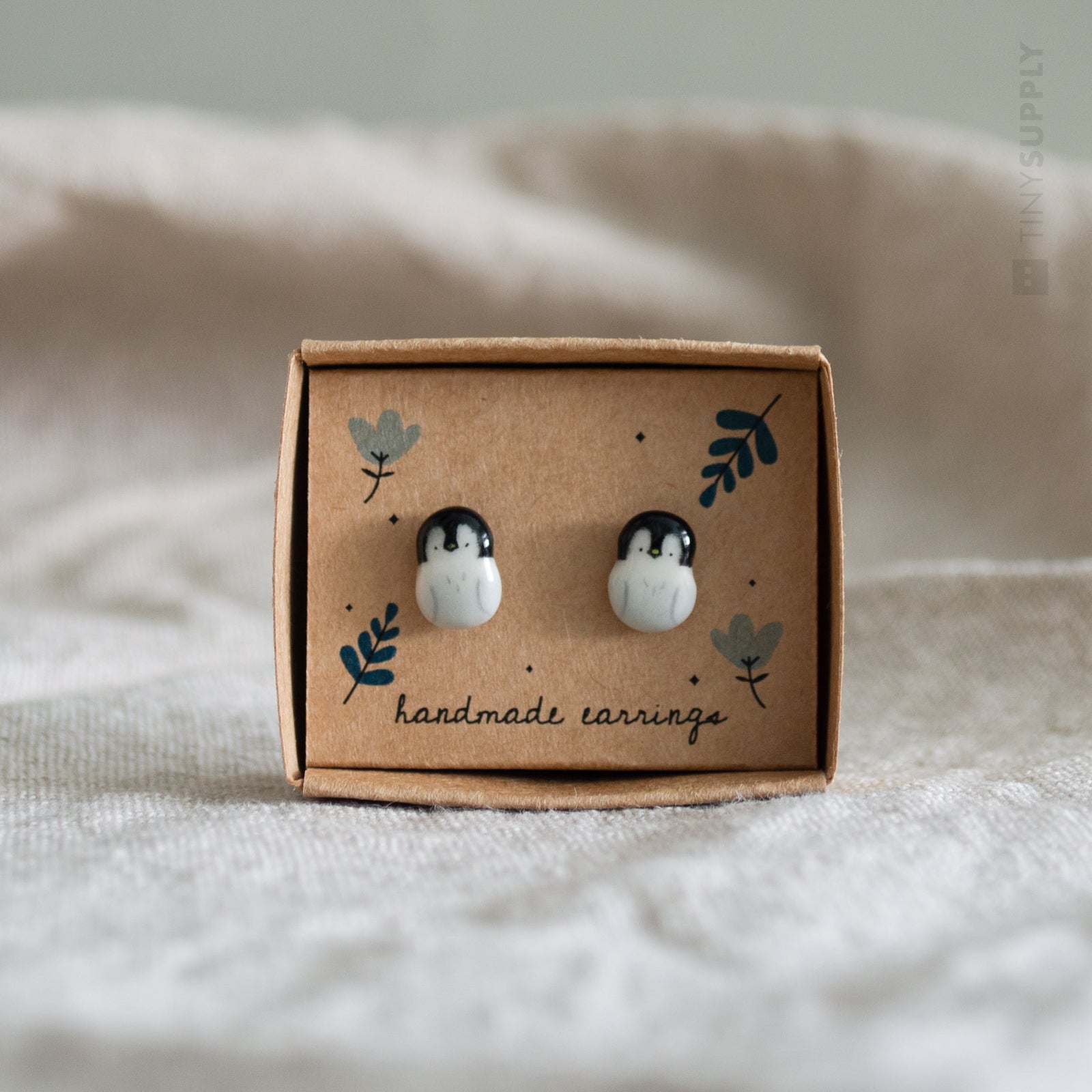 Baby Penguin Stud Earrings