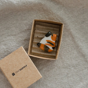Tabby Porcelain Brooch