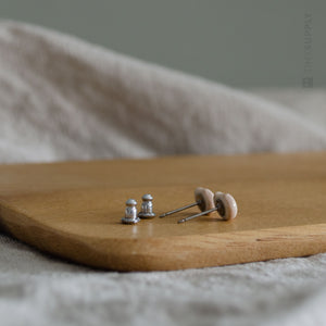 Lion and Lioness Stud Earrings