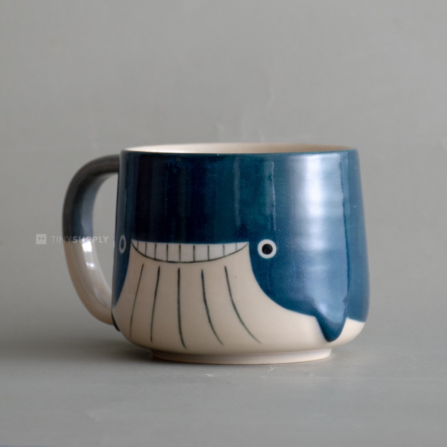 Beaming Blue Whale Mug