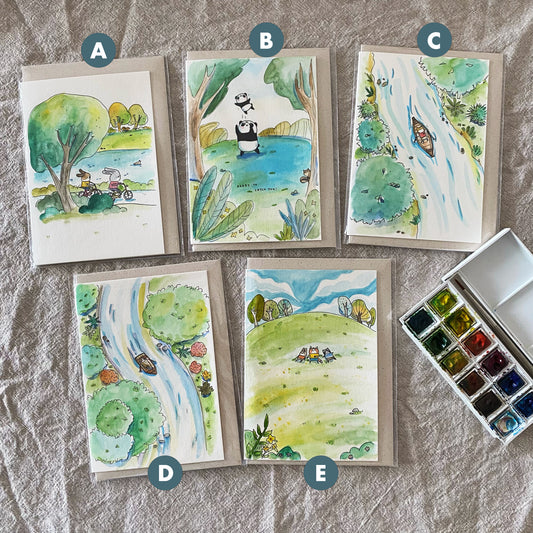 Hand-illustrated Greeting Card