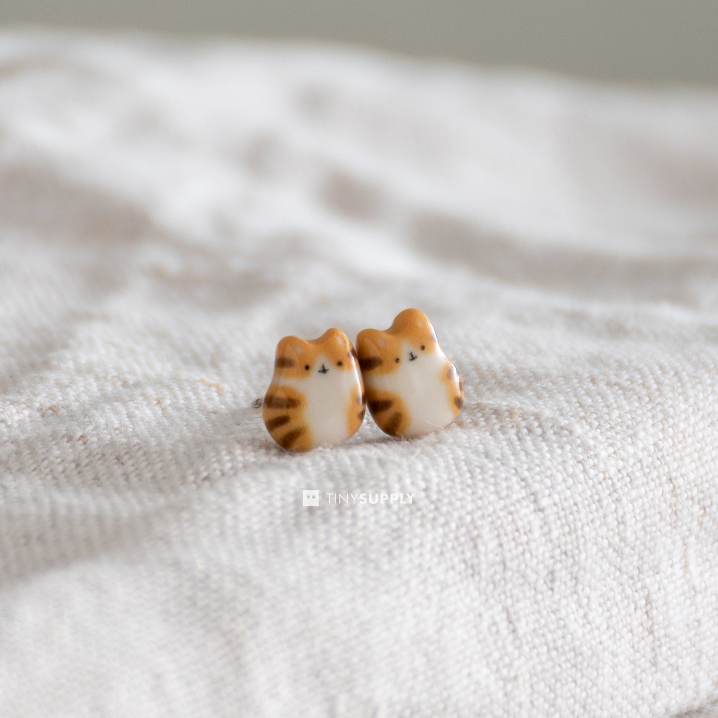 Tabby Stud Earrings