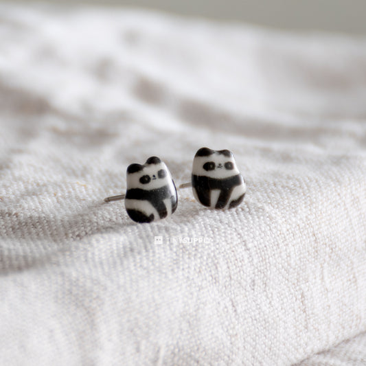 Panda Stud Earrings